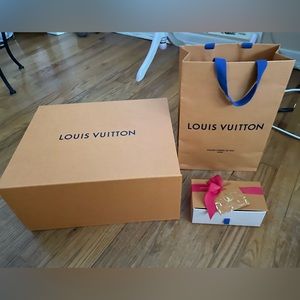 Authentic Louis Vuitton Gift boxes and bag
